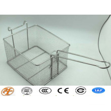 stainless steel square mini deep frying basket